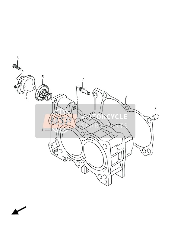 Suzuki AN650Z BURGMAN EXECUTIVE 2016 ZYLINDER für ein 2016 Suzuki AN650Z BURGMAN EXECUTIVE